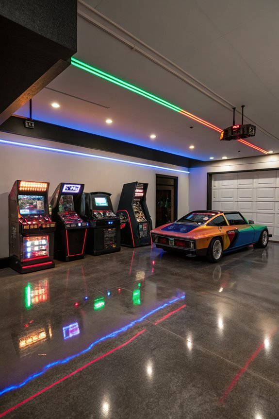 arcade game selection options