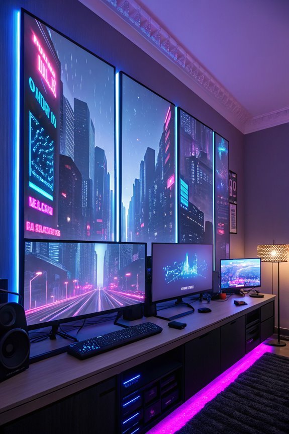 artistic multi panel decor