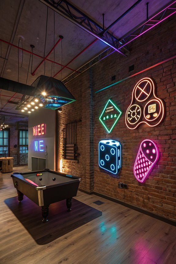 bright illuminated advertising displays