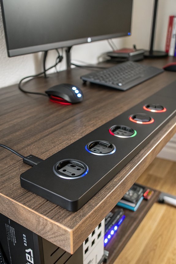 cable management desk accessories