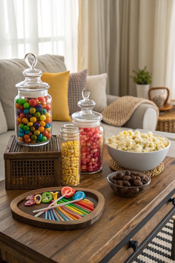 candy jar setup station