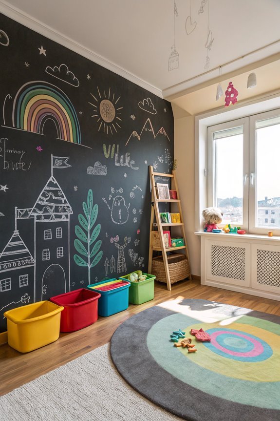 chalkboard creativity and play