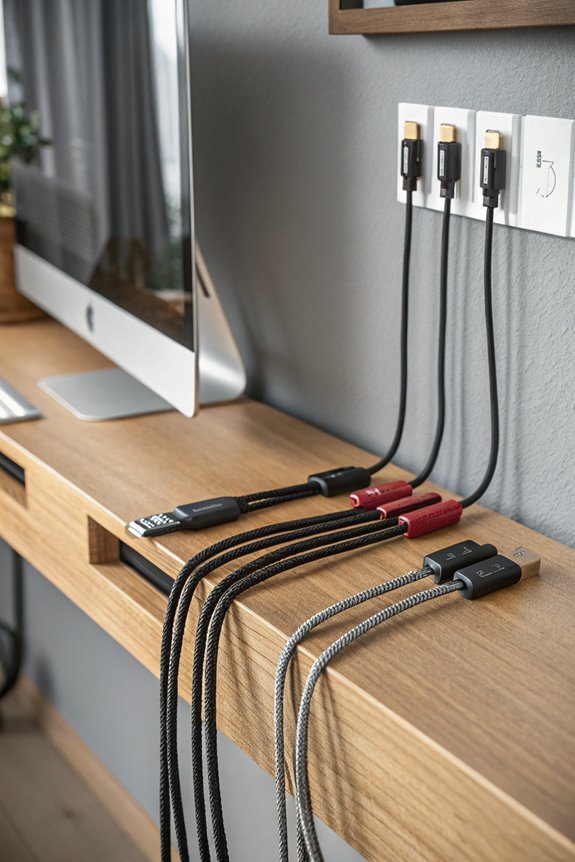 clip to shorten cables