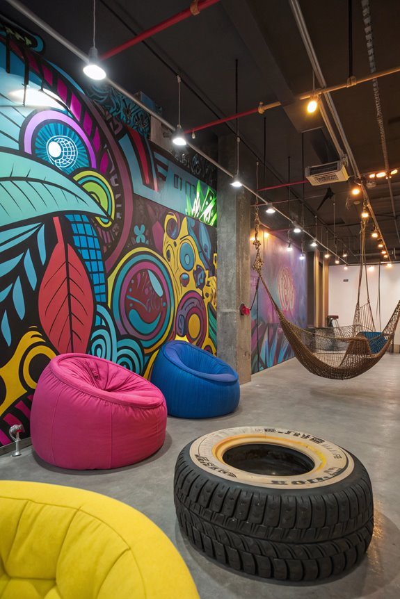 colorful urban street art