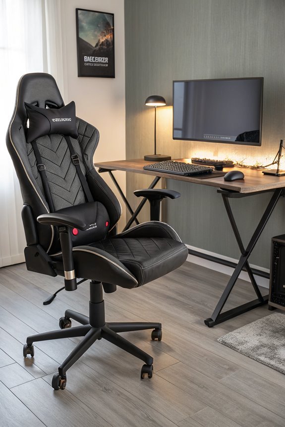 comfortable gaming chair design