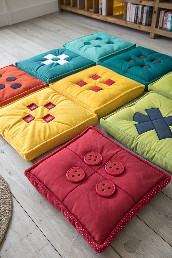 comfortable seating for floors