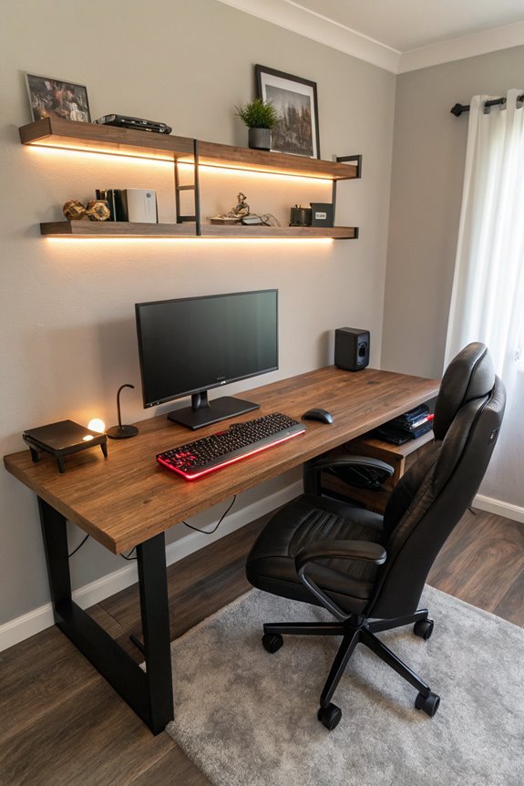 compact workspace for productivity