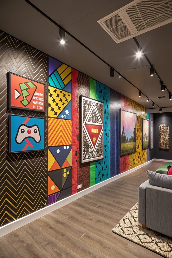 contemporary art wall decor