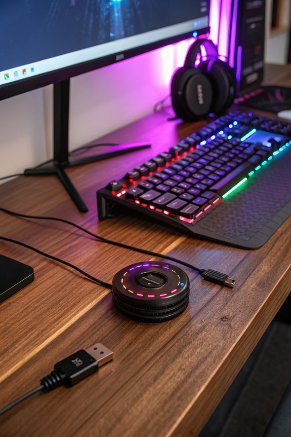 convenient space saving cable storage