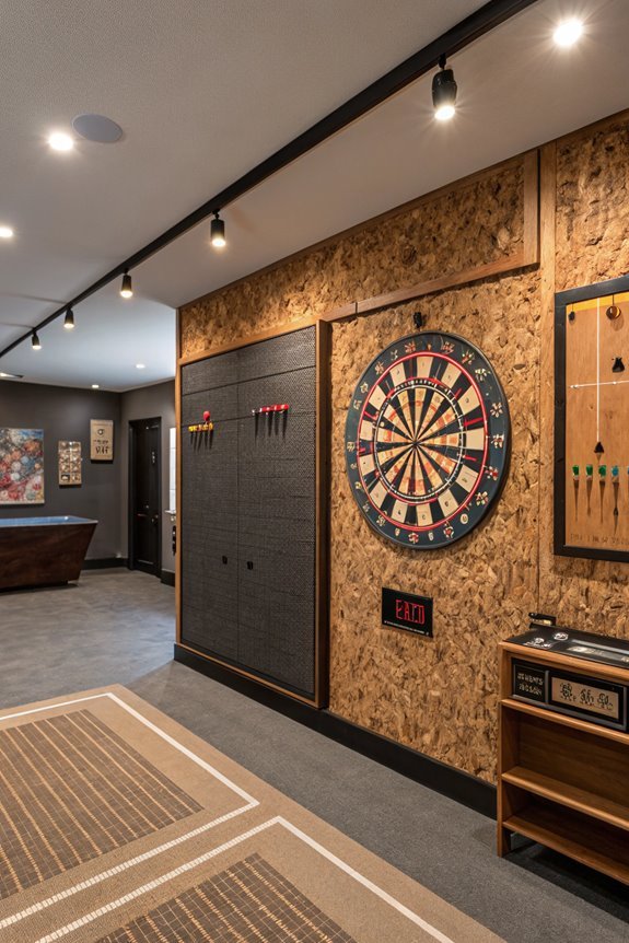 cork dartboard wall protector