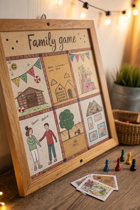 corkboard for displaying achievements