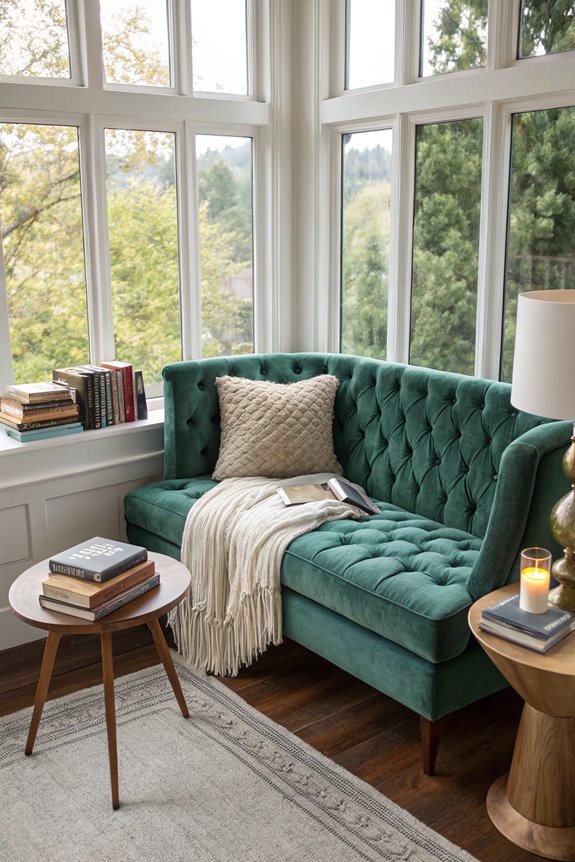 cozy alcove for reading