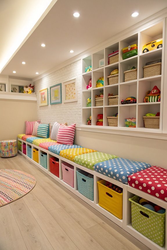 cozy cushioned seating options