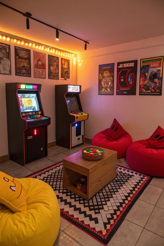cozy gaming corner setup