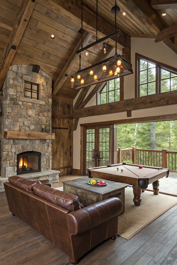 cozy rustic cabin retreat