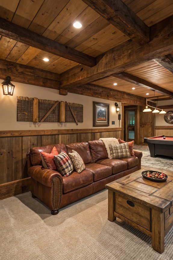 cozy vintage style couches