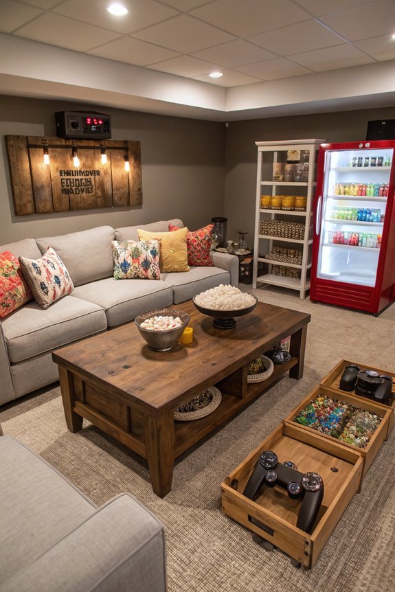 create a snack area