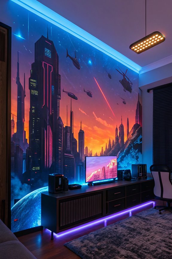 creative artistic game murals
