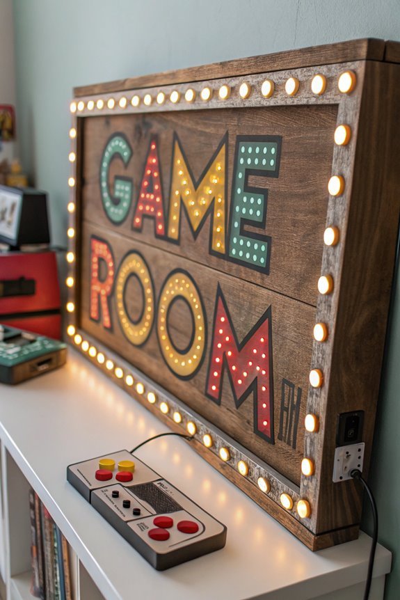 creative game room decor