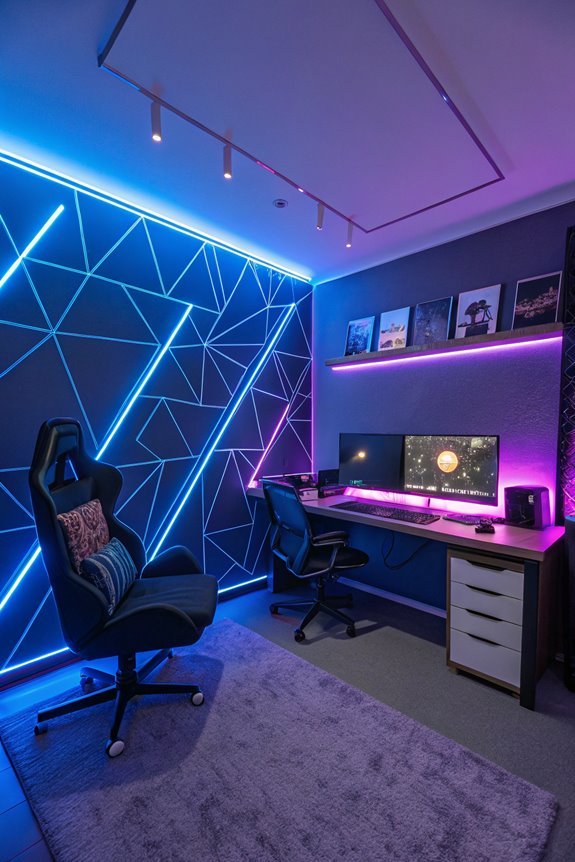customizable illuminated wall decor