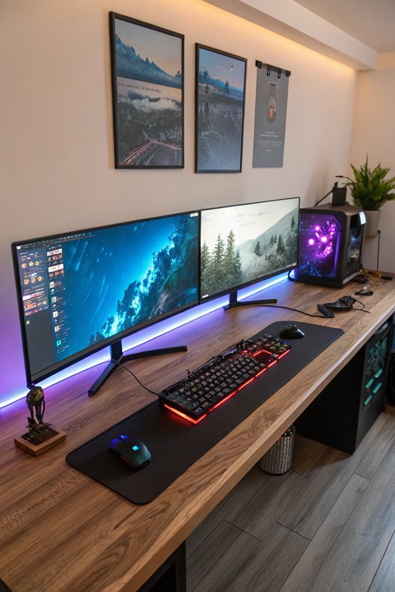 customized personal desk design