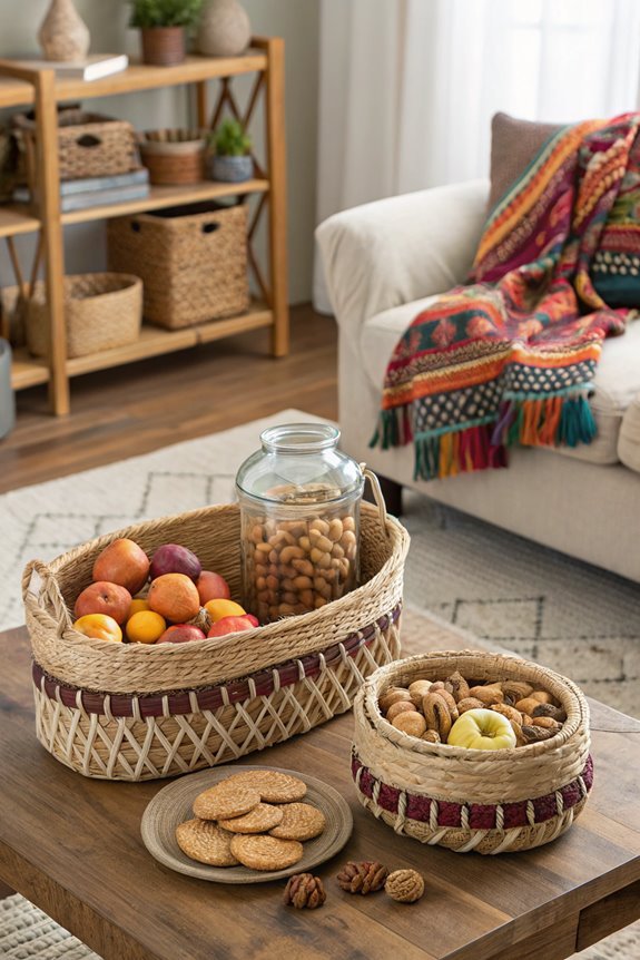 decorative baskets for organization