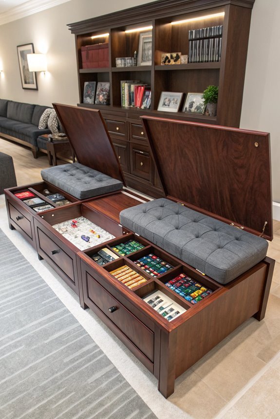 efficiently arranging storage spaces