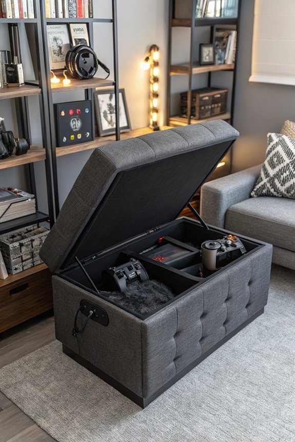 functional seating and storage