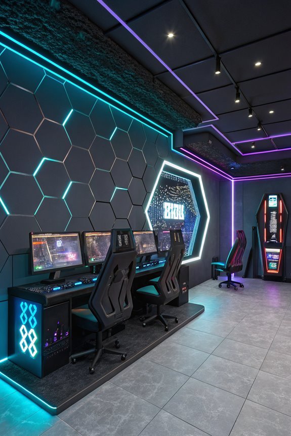 futuristic extraterrestrial themed decor
