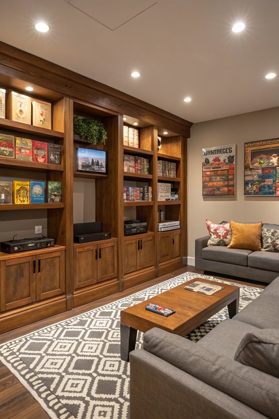 game shelving installation project