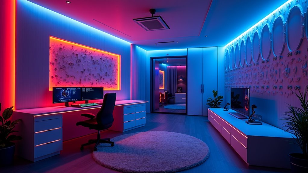 gaming bedroom led inspiration