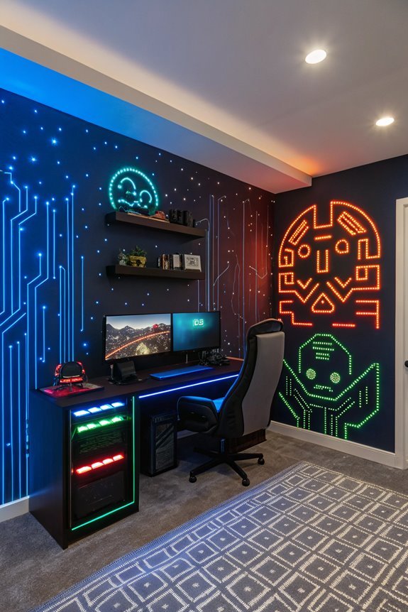 gaming desks with integration