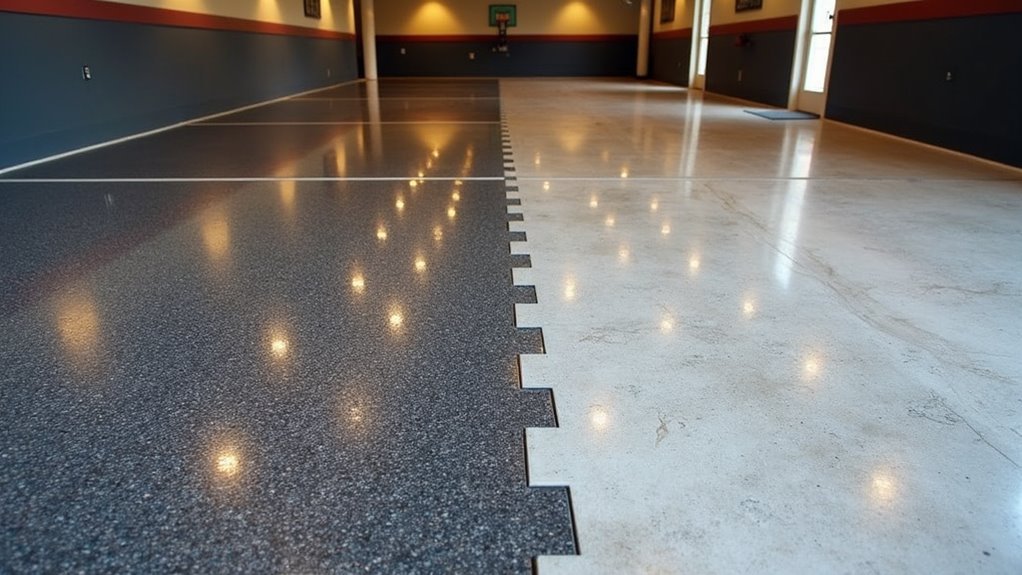 garage game room flooring