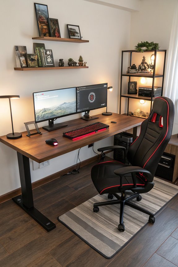 height adjustable work surface