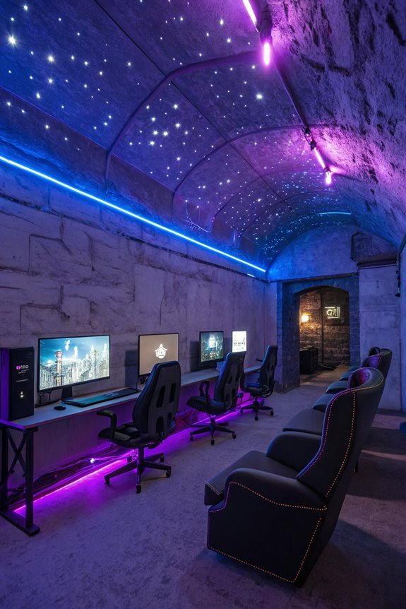 hidden shelter beneath ground