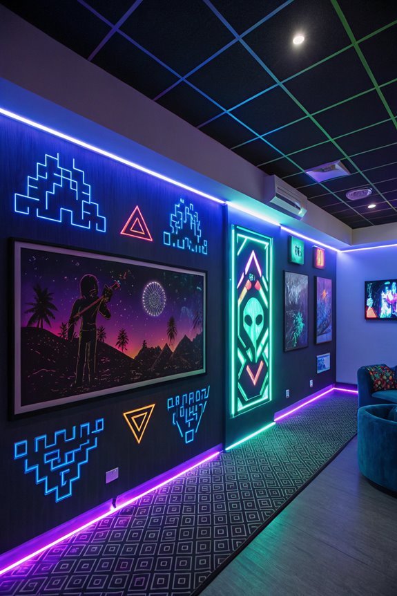 illuminated led art piece