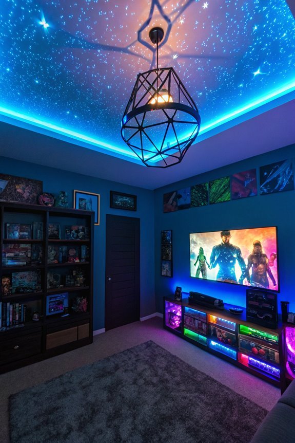 illuminating decorative light features