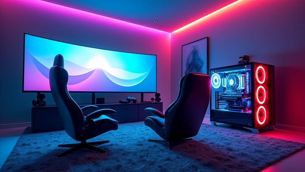 immersive gaming room designs