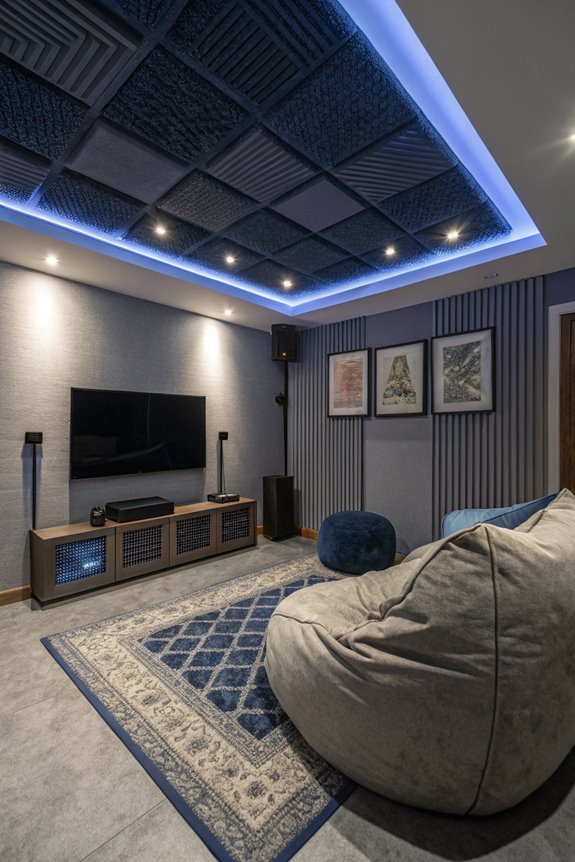 install a cushioned overhead
