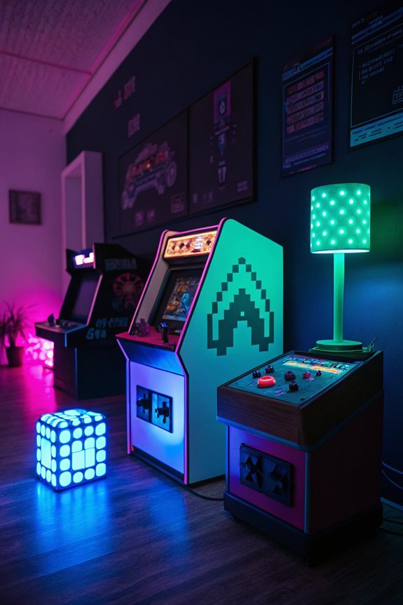 luminous decorative design accents
