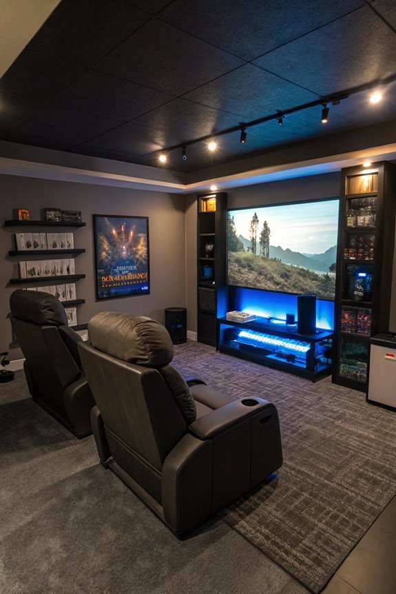 maximizing basement corner space
