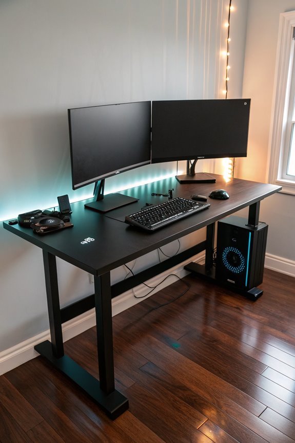 modular desk assembly parts
