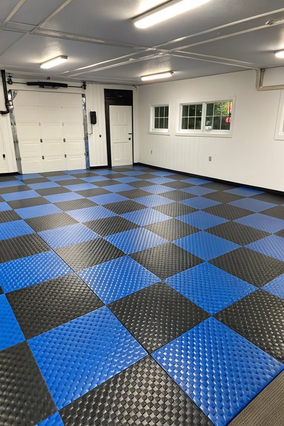 modular flooring interlocking system
