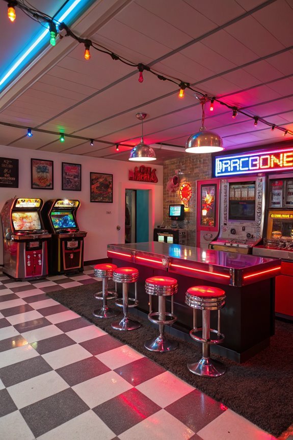 nostalgic gaming space design