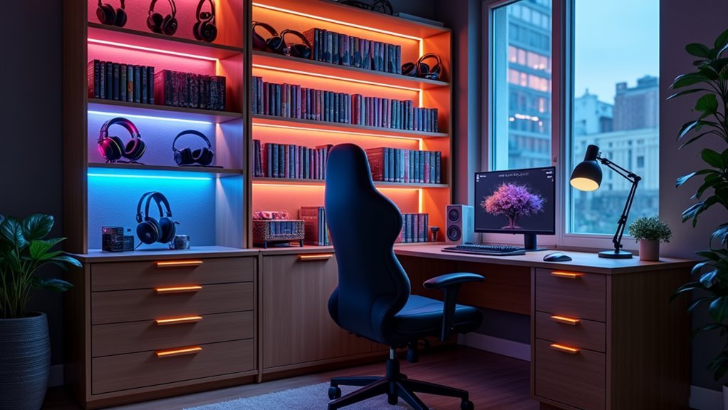 office gaming gear storage