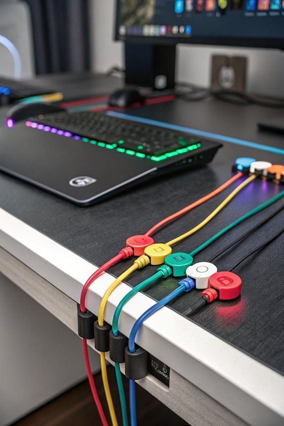 organize and secure cables