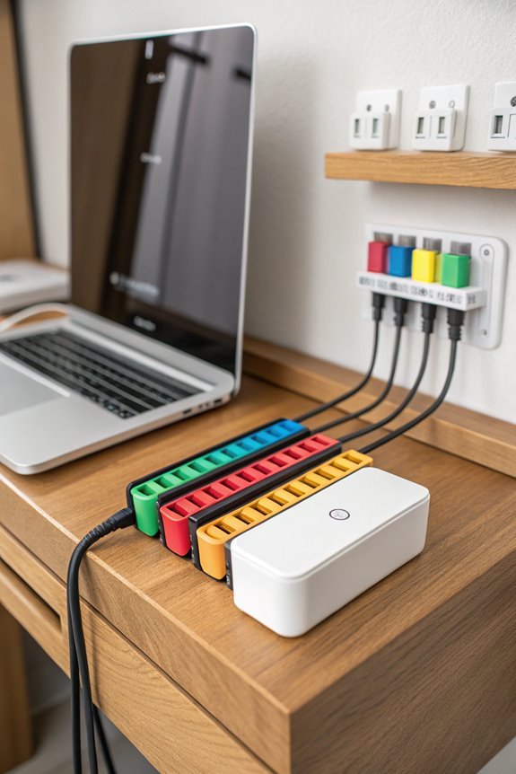 organize your cable connections