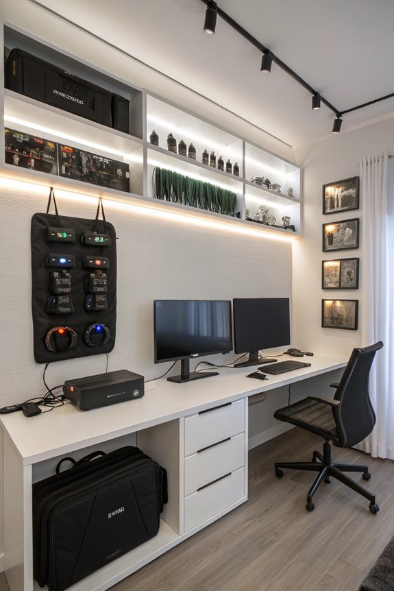 organized cable management systems