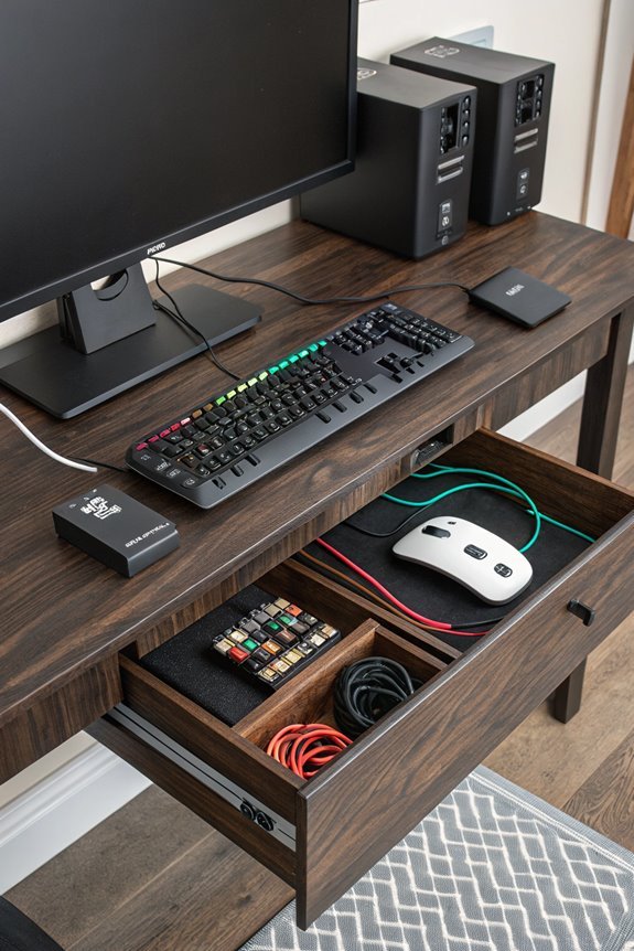 organized cable management systems