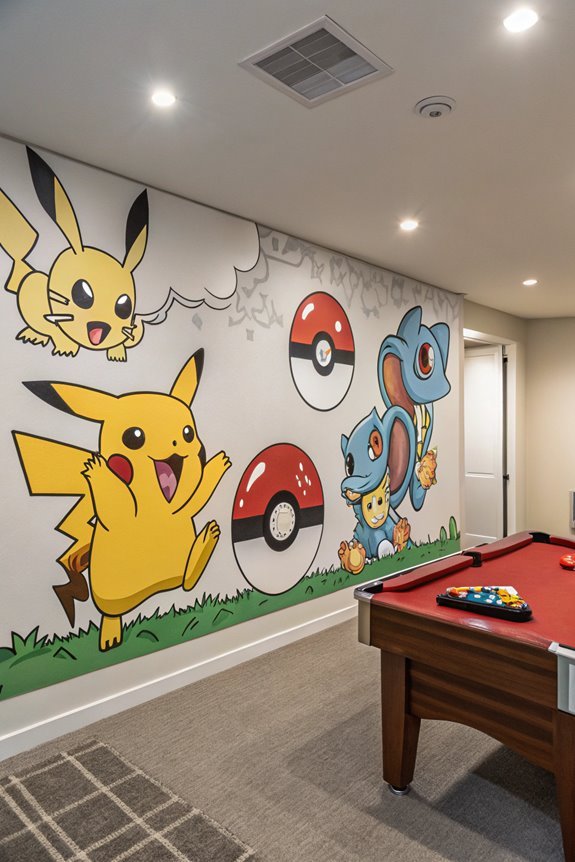 pok mon themed wall decorations available